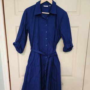 NWOT NY&CO Blue Shirt Dress